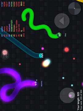 Battle Snake Worm Bot IO游戲截圖2