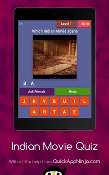 Indian Movie Quiz - Bollywood游戲截圖5