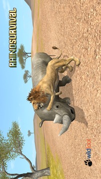 Rhino Survival Simulator游戲截圖1