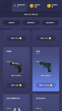 Clicker Weapons And Cases 2游戲截圖1