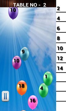 Balloon Burst- Learn Tables游戲截圖3