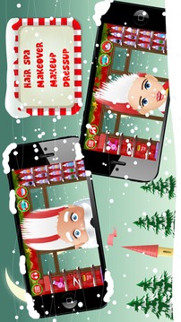 Santa Hair Saloon Lite游戲截圖1