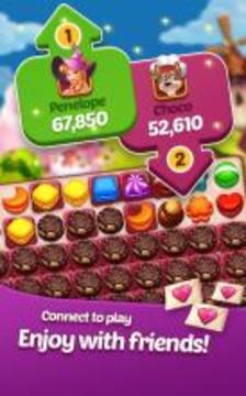 Tasty Magic: Free sweet match 3 puzzle for dessert游戲截圖4