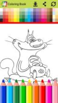 Coloring Game Oggy游戲截圖1