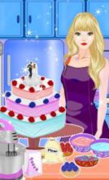 Heart Wedding Cake Cooking游戲截圖2