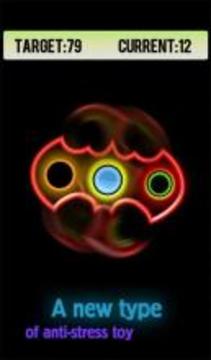 Fidget Hand Spinner Neon Glow游戲截圖2
