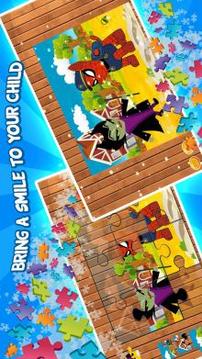 Spider Patrol Superhero Jigsaw Puzzle - Kids Game游戲截圖3