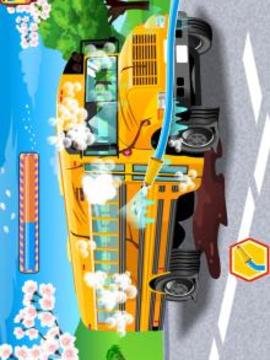 School Bus Car Wash游戲截圖1