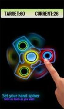 Fidget Hand Spinner Neon Glow游戲截圖3