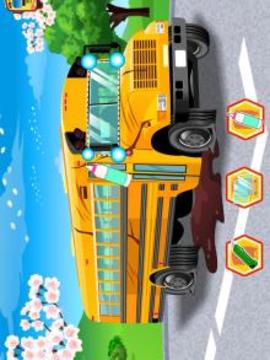 School Bus Car Wash游戲截圖2