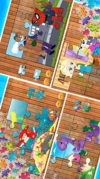 Spider Patrol Superhero Jigsaw Puzzle - Kids Game游戲截圖4