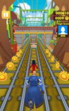 Subway Ladybug Surf Rush Rail 3D游戲截圖1