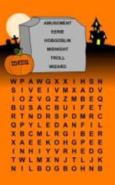 Halloween Word Search Game游戲截圖2