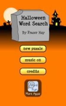 Halloween Word Search Game游戲截圖1