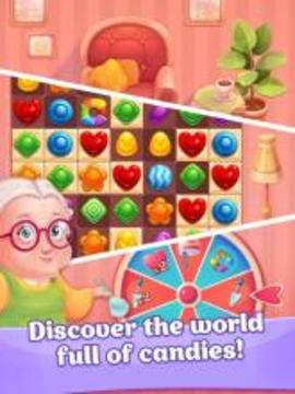 Candy Rush - Sweets House / match-3 game free游戲截圖2