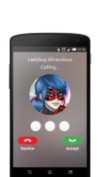 Fake Call From Miraculous Ladybug游戲截圖1
