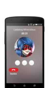 Fake Call From Miraculous Ladybug游戲截圖2