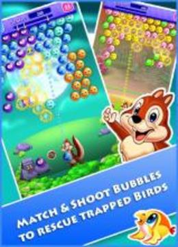 Birds Rescue Bubble Shooter游戲截圖1