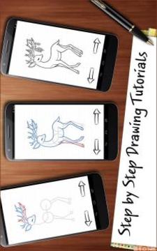 Learn to Draw Deers with Amazing Horns游戲截圖1
