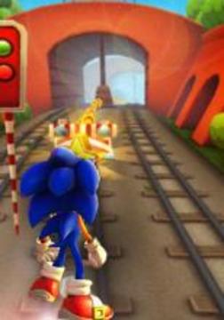 Subway Sonic speed run Game游戲截圖1