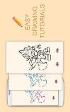 Draw Drawings Ninja Go Lego Figures游戲截圖2