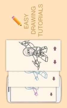 Draw Drawings Ninja Go Lego Figures游戲截圖3