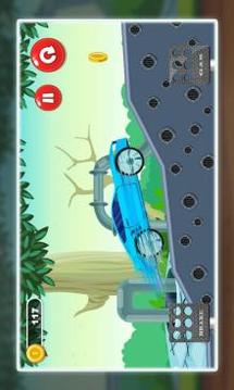 Watch super Car blue will Adventure游戲截圖1