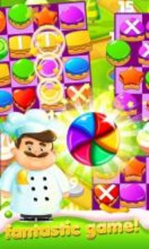 Cookie Crunch Chef : New Puzzle Match 3游戲截圖2