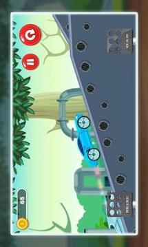 Watch super Car blue will Adventure游戲截圖2