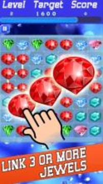 Jewels Star Link - Sweet Diamond Gems Journey游戲截圖1
