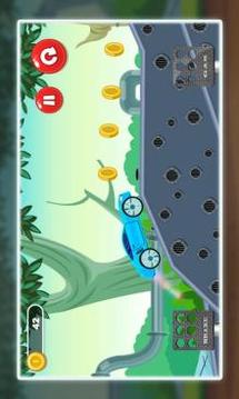 Watch super Car blue will Adventure游戲截圖4