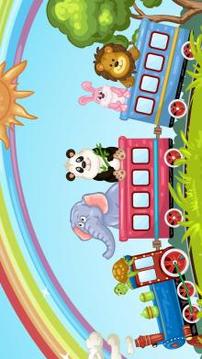 Animals Express Train for Kids游戲截圖1
