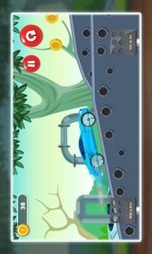 Watch super Car blue will Adventure游戲截圖5