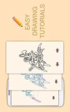 Draw Drawings Ninja Go Lego Figures游戲截圖1