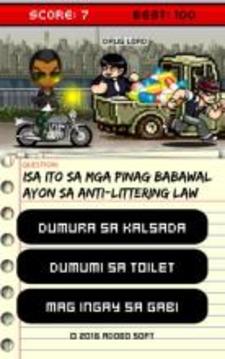 Duterte Crime Chaser Quiz Game游戲截圖3