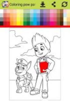 coloring pow patr new游戲截圖3