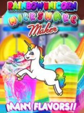 Rainbow Unicorn Milkshake FREE游戲截圖2