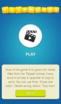 Guess The Movie. Flipwords游戲截圖4