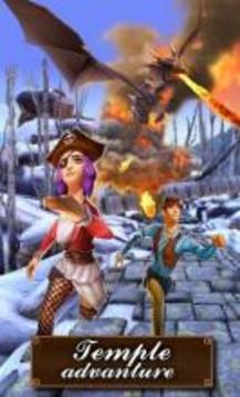 Temple Snow Advanture : Endless Run OZ游戲截圖1