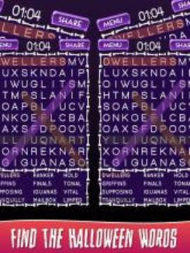 Halloween Connect:Word Search Game游戲截圖4