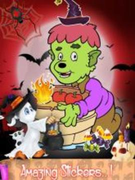 Halloween Coloring Book游戲截圖3