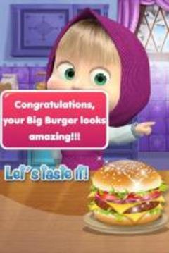 Masha Burger Cooking游戲截圖3