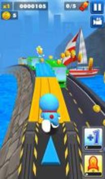 Subway Doramon Adventure Endless Run游戲截圖1