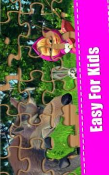 Puzzle Masha Girls Kids游戲截圖3