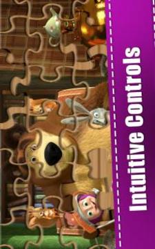 Puzzle Masha Girls Kids游戲截圖2
