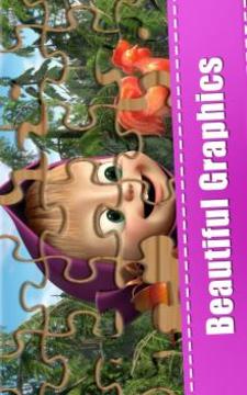 Puzzle Masha Girls Kids游戲截圖1