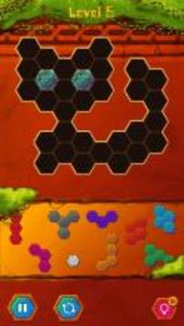 Aku Hexa Puzzle游戲截圖2