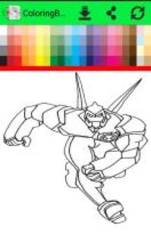 ColoringBook: alien Ben- ten fans游戲截圖5