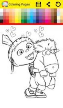 Coloring Book Despicable游戲截圖4