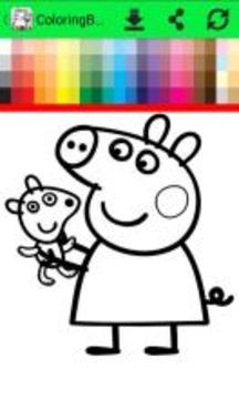 ColoringBook: pig pippa paint Fans游戲截圖4